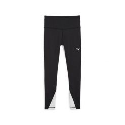 Damskie legginsy treningowe 7/8 Train All Day PUMA Black White. Białe legginsy damskie Puma, bez wzorów, z dzianiny. Za 109.99 zł.