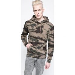 Review - Bluza. Brązowe bluzy męskie Review, m, bez wzorów, z bawełny, bez ramiączek, z kapturem. W wyprzedaży za 79.90 zł.