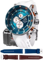 Zegarek męski Vostok Europe YM86-620A636SW niebieski. Niebieskie zegarki męskie Vostok Europe, bez wzorów. Za 5,960.83 zł.