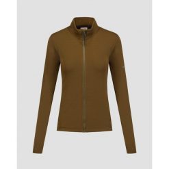 Bluza damska Dolomite Latemar Zip Fleece. Zielone bluzy damskie Dolomite, bez wzorów, bez ramiączek, bez kaptura. Za 769.99 zł.