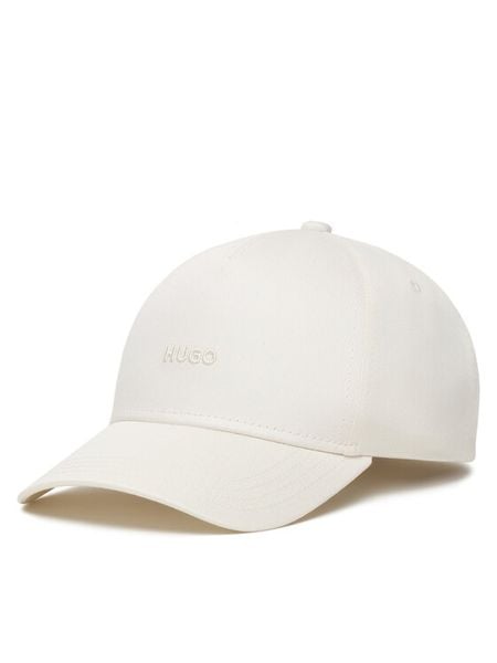 HUGO Czapka z daszkiem 50519255 Biały. Białe czapki damskie Hugo, bez wzorów, z bawełny. Za 159.99 zł.