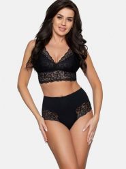 Figi Model BBL 187 Black - Babell. Czarne majtki damskie Babell, z bawełny. Za 64.45 zł.