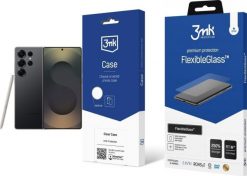 Smartfon Samsung Galaxy S25 Ultra 5G 12/512GB Czarny (SM-S938BZK) + FlexibleGlass + Etui Clear Case. Czarne smartfony SAMSUNG. Za 4,922.00 zł.