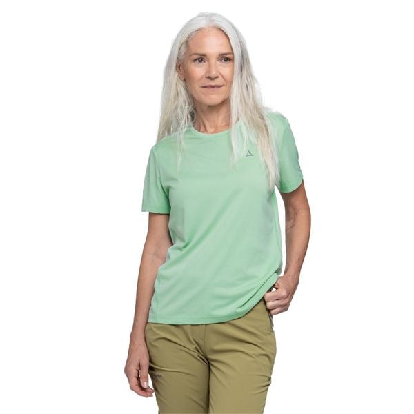 Koszulka damska Schöffel Circ Tauron. Zielone koszulki sportowe damskie Schöffel, bez wzorów, bez ramiączek. Za 179.99 zł.