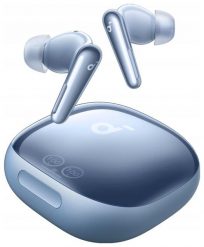 Soundcore Liberty 4 Pro Niebieskie połysk. Niebieskie słuchawki bezprzewodowe Anker. Za 599.00 zł.