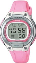 Zegarek Casio LW-203 -4AV Dual Time damski różowy. Czerwone zegarki damskie Casio. Za 139.94 zł.