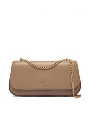 Calvin Klein Torebka Ck Convertible Chain Small Bag LV04F3172G Beżowy. Brązowe torebki do ręki damskie Calvin Klein, bez wzorów, ze skóry, bez dodatków. Za 529.99 zł.