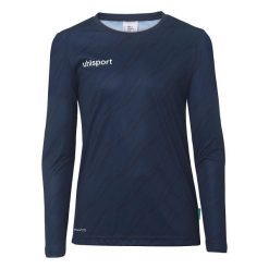 Koszulka bramkarska z długim rękawem Uhlsport Progressive. Białe bluzki damskie Uhlsport, bez wzorów, sportowe, bez kołnierzyka, bez ramiączek. Za 177.50 zł.