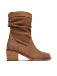 Aldo Botki Haverly 14183567 Brązowy. Brązowe botki damskie Aldo, bez wzorów, ze skóry, bez obcasa, na słupku, bez zapięcia. Za 849.99 zł.