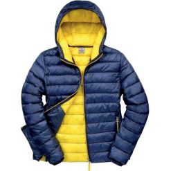 Kurtka puchowa męska Result Snowbird. Niebieskie kurtki męskie RESULT, l, bez wzorów, z nylonu, eleganckie, bez kaptura. Za 211.65 zł.