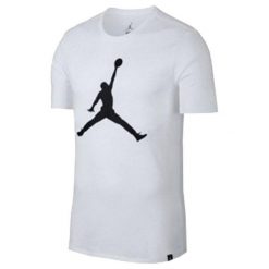Koszulka Air Jordan Jumpman. Białe bluzki damskie Jordan, l, bez wzorów, sportowe, bez kołnierzyka, bez ramiączek. Za 166.99 zł.
