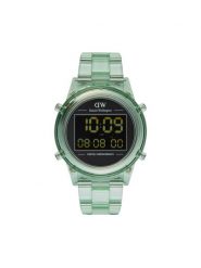 Daniel Wellington Zegarek DW00100769 Zielony. Zielone, cyfrowe zegarki męskie Daniel Wellington, bez wzorów. Za 599.99 zł.