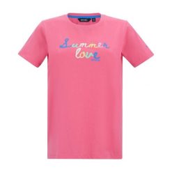 T-shirt Damski Filandra VX. Czerwone t-shirty damskie Regatta, bez wzorów, casualowe, bez kołnierzyka, bez ramiączek. Za 67.99 zł.