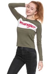 DAMSKI SWETER WRANGLER INTARISA KNIT DEEP LICHEN GRN W800SPW1X 112132198. Brązowe swetry nierozpinane damskie Wrangler, m, bez wzorów, bez kołnierzyka, bez ramiączek. W wyprzedaży za 49.99 zł.