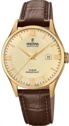 Zegarek męski Festina F20010-5 brązowy. Brązowe zegarki męskie Festina, bez wzorów. Za 1,027.26 zł.