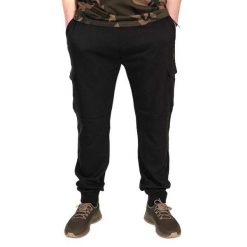 Spodnie Wędkarskie Dresowe Fox Lw Black Camo Combat Joggers. Czarne spodnie sportowe męskie FOX, xl, bez wzorów, z dresówki. Za 233.50 zł.