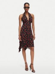 Guess Sukienka codzienna W6YKAV K6706 Czarny Regular Fit. Czarne sukienki damskie Guess, na co dzień, xl, z aplikacjami, z syntetyku, bez kołnierzyka, bez ramiączek, proste. Za 614.99 zł.
