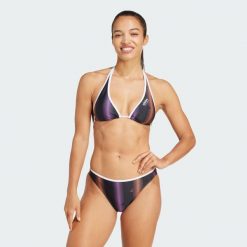 Bikini Tiro Neckholder. Białe stroje kąpielowe damskie Adidas, s, bez wzorów, z materiału. W wyprzedaży za 187.20 zł.