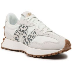 Buty lifestyle damskie New Balance WS327PJ. Szare obuwie sportowe damskie New Balance, bez wzorów, bez zapięcia. Za 499.00 zł.