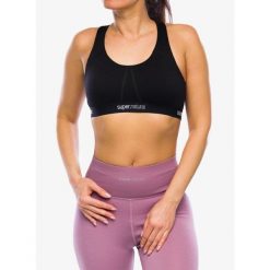 Stanik sportowy Super.natural Feel Good Bra. Czarne bielizna sportowa damska super.natural, xs, bez wzorów. Za 182.99 zł.