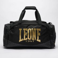 Torba sportowa Leone DNA AC966. Czarne torby sportowe męskie LEONE 1947, bez wzorów, z materiału. Za 229.99 zł.