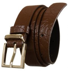 Pasek damski Rovicky ZPD-Z2,5GK brązowy. Brązowe paski damskie ROVICKY, bez wzorów, ze skóry. Za 39.99 zł.