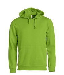 Clique Basic Hoody bluza z kapturem unisex lekka – light green. Zielone bluzy damskie CLIQUE, s, bez wzorów, z bawełny, bez ramiączek, z kapturem. Za 172.80 zł.