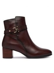 Pikolinos Botki Calafat W1Z-8914 Brązowy ciemny. Brązowe botki damskie Pikolinos, bez wzorów, ze skóry, bez obcasa, na słupku, bez zapięcia. Za 759.99 zł.