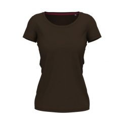Koszulka Damska Claire Crew Neck Relaxed Fit T-shirt. Szare bluzki damskie Stedman, xl, bez wzorów, sportowe, bez kołnierzyka, bez ramiączek. Za 71.99 zł.