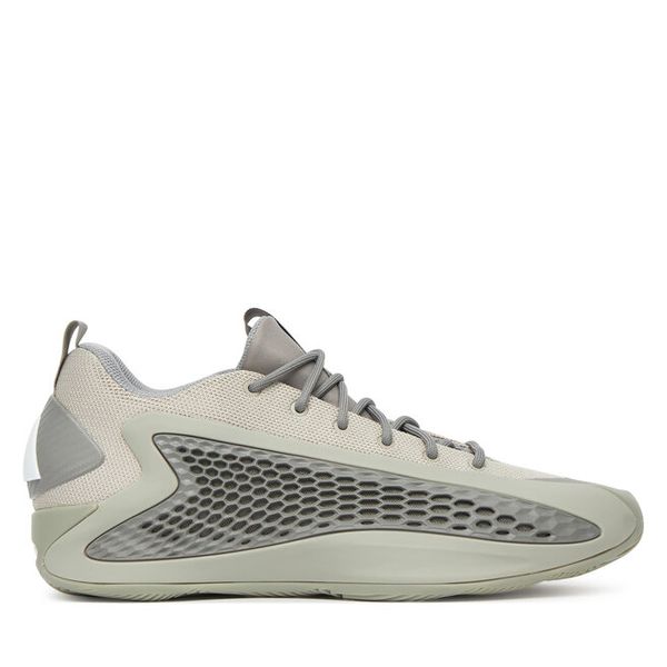 Buty do koszykówki adidas. Szare buty sportowe męskie Adidas, bez wzorów, bez zapięcia, do koszykówki. Za 339.99 zł.