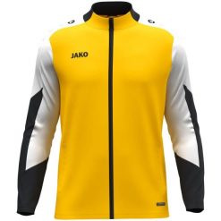 Kurtka poliestrowa unisex JAKO Dynamic. Żółte kurtki męskie Jako, xl, bez wzorów, z materiału, sportowe, z kapturem. Za 174.06 zł.