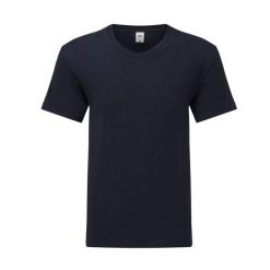 Koszulka Unisex Dla Dorosłych Z Dekoltem W Serek. Niebieskie bluzki damskie fruit of the loom, m, bez wzorów, sportowe, bez kołnierzyka, bez ramiączek. Za 45.99 zł.