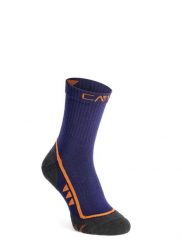 Skarpety CMP Trekking Sock SuperSoft 50 Mid. Niebieskie skarpety męskie CMP, bez wzorów, z bawełny. Za 41.79 zł.