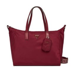 Torebka Guess. Czerwone shopperki damskie Guess, z aplikacjami, bez dodatków. Za 579.99 zł.