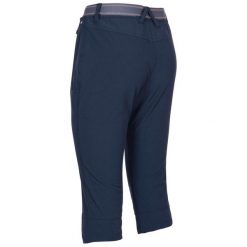 Trespass Grateful - Kobieta 3/4 Trs Navy. Niebieskie spodnie sportowe damskie Trespass, na lato, bez wzorów, sportowe, trekkingowe. Za 319.99 zł.
