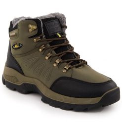 Buty trekkingowe męskie ocieplane zielone Vanhorn 16314. Zielone trekkingi męskie bez zapięcia. Za 238.12 zł.