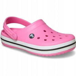 Chodaki Klapki Unisex Crocband 11016 Clog 38-39. Białe klapki męskie Crocs, bez wzorów, z materiału, bez zapięcia. Za 289.99 zł.