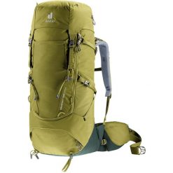 Plecak trekkingowy Deuter Aircontact Core 40+10 - cactus/ivy. Szare plecaki damskie Deuter, bez wzorów, sportowe. Za 909.98 zł.