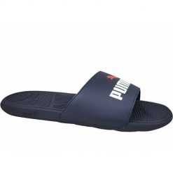 Klapki męskie Puma Cool Cat 2.0. Białe klapki męskie Puma, bez wzorów, z materiału, bez zapięcia. Za 155.00 zł.