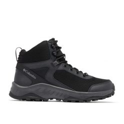 Columbia Buty Trailstorm 2100781010. Czarne buty zimowe męskie Columbia, bez wzorów, bez obcasa, bez zapięcia. Za 382.99 zł.