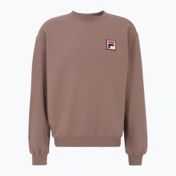 Bluza FILA Broby Crew Neck. Brązowe bluzy damskie Fila, l, bez wzorów, z bawełny, eleganckie, bez ramiączek, bez kaptura. Za 319.99 zł.