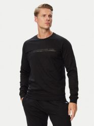 BOSS Bluza Authentic 50554791 Czarny Regular Fit. Czarne bluzy męskie Boss, m, bez wzorów, z bawełny, bez ramiączek, bez kaptura. Za 379.99 zł.