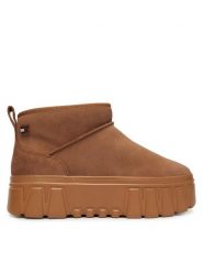 Tommy Jeans Śniegowce Tjw Suede Platform Boots Wl EN0EN03158 Brązowy jasny. Brązowe śniegowce damskie Tommy Jeans, z jeansu, bez zapięcia. Za 649.99 zł.
