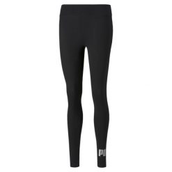 Legginsy Puma ESS Metallic, Kobiety. Czarne legginsy damskie Puma, bez wzorów. Za 95.40 zł.