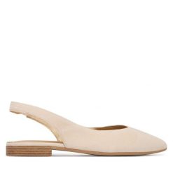 Baleriny Tamaris. Brązowe balerinki damskie Tamaris, bez wzorów, bez obcasa, bez zapięcia. Za 369.99 zł.