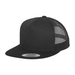 Klasyczna Czapka Z Daszkiem. Czarne czapki damskie FLEXFIT, bez wzorów, klasyczne. Za 54.99 zł.