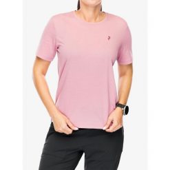 Koszulka z nadrukiem damska Peak Performance Explore Graphic Tee. Czerwone koszulki sportowe damskie Peak Performance, bez wzorów, bez ramiączek. Za 156.99 zł.