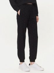 HUGO Spodnie dresowe 50545211 Czarny Regular Fit. Czarne spodnie dresowe damskie Hugo, bez wzorów, z bawełny. Za 309.99 zł.