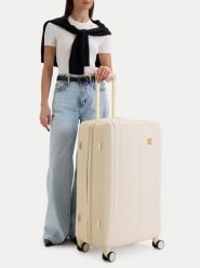 Nine West Walizka duża CEO-NW-L-004-09 PINK Écru. Białe walizki damskie Nine West, bez wzorów, duże. Za 399.99 zł.