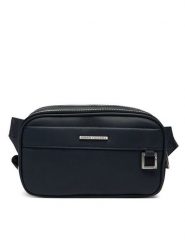 Armani Exchange Nerka XM002037 AF19931 UB100 Granatowy. Niebieskie saszetki i nerki męskie Armani Exchange, bez wzorów, ze skóry. Za 459.99 zł.